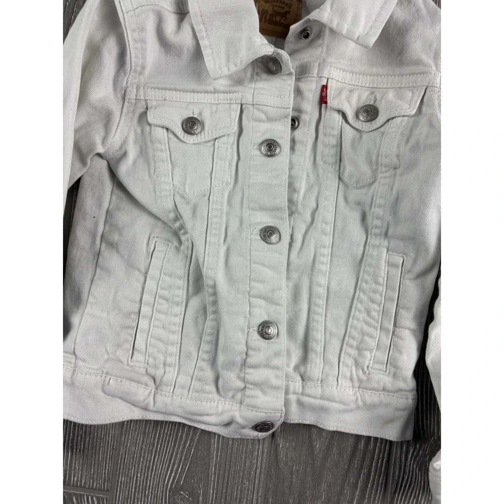 Levi's Baby White Jean Jacket Size 6 Months